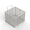 Anysizebasket Rectangular Wire Mesh Basket: 12Lx12Wx9H, 304 SS, 1/4 Rod Frame, Stacking Handles, Mesh: 8 x .047 TMT-120120090-A08S - alternate 1